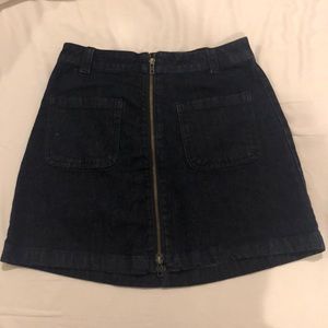 Madewell denim skirt